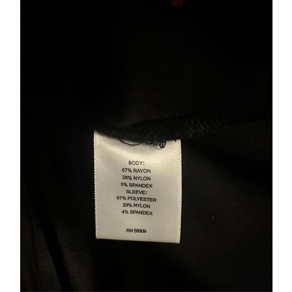 New! a loves a Black Dress With Puff Sleeves Sz S - Picture 6 of 8